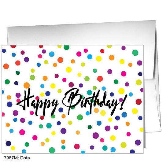 Dots, Greeting Card (7987M), A2, printedcanvas.com