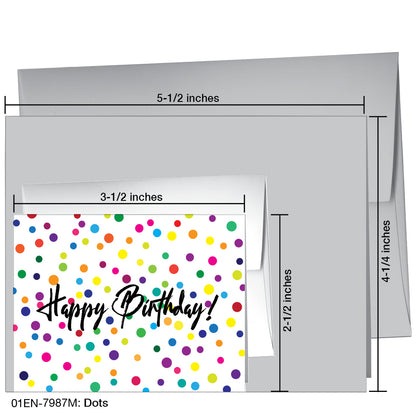 Dots, Greeting Card (7987M), Enclosure, printedcanvas.com
