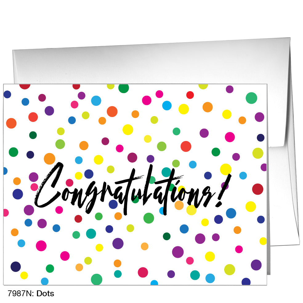 Dots, Greeting Card (7987N), A2, printedcanvas.com