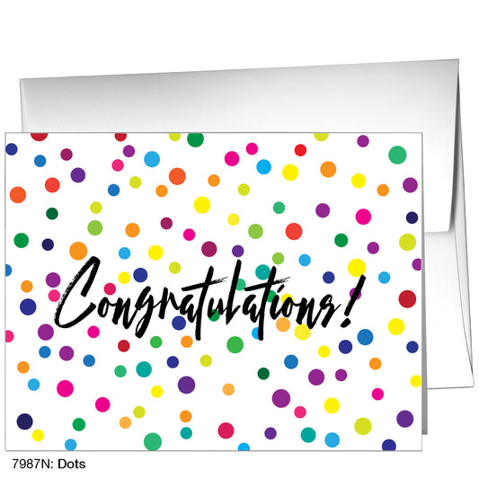 Dots, Greeting Card (7987N), A2, printedcanvas.com