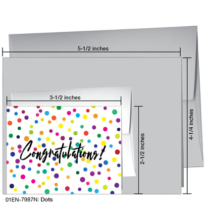 Dots, Greeting Card (7987N), Enclosure, printedcanvas.com