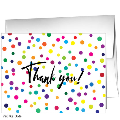 Dots, Greeting Card (7987Q), A2 Card Front, www.printedcanvas.com