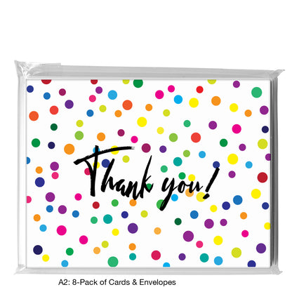 Dots, Greeting Card (7987Q), A2 Card 8-Pack, www.printedcanvas.com