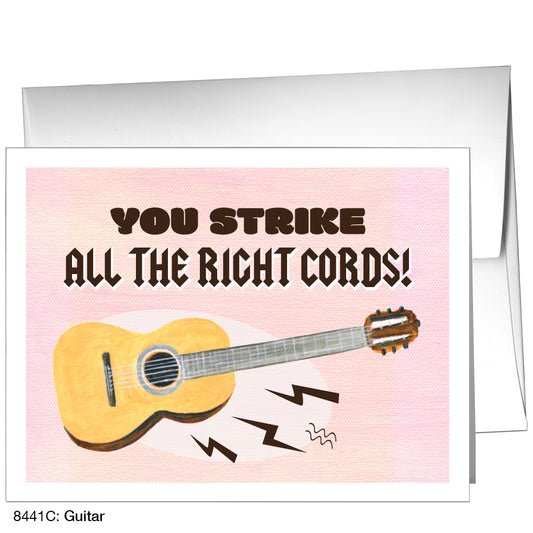 Guitar, Greeting Card (8441C), A2, printedcanvas.com