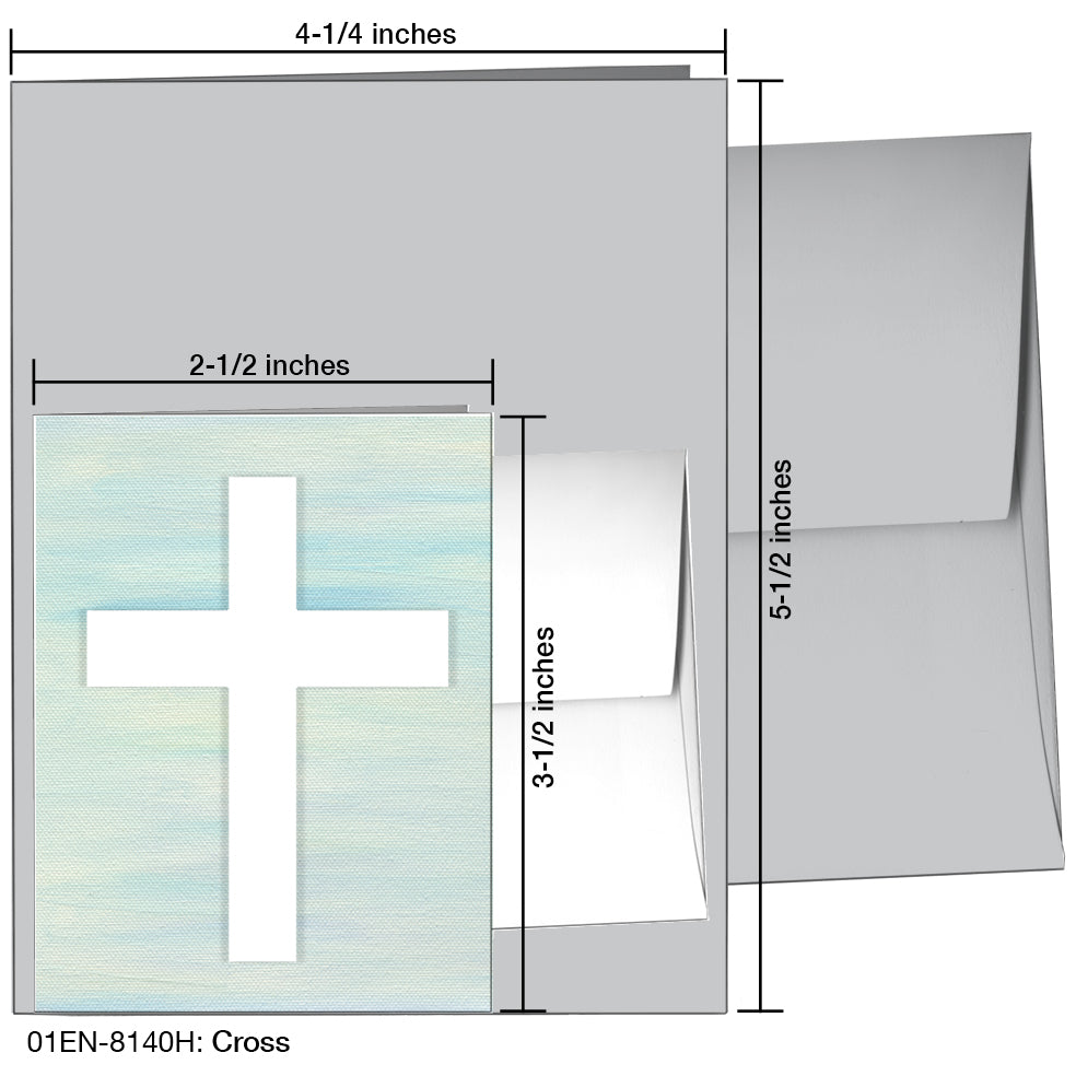 Cross, Greeting Card (8140H), Enclosure Card, www.printedcanvas.com