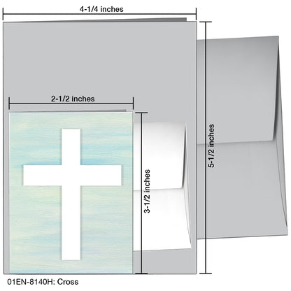 Cross, Greeting Card (8140H), Enclosure Card, www.printedcanvas.com