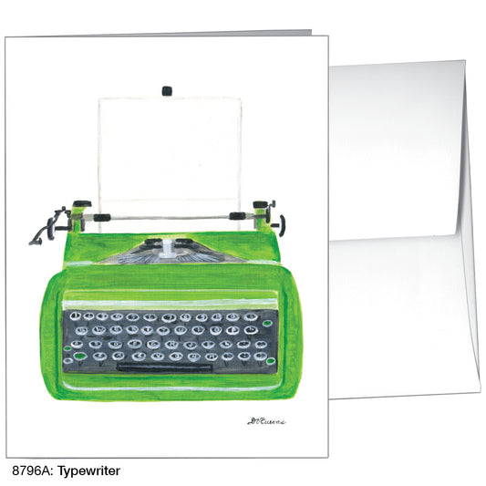 Typewriter, Greeting Card (8796A), A2, printedcanvas.com