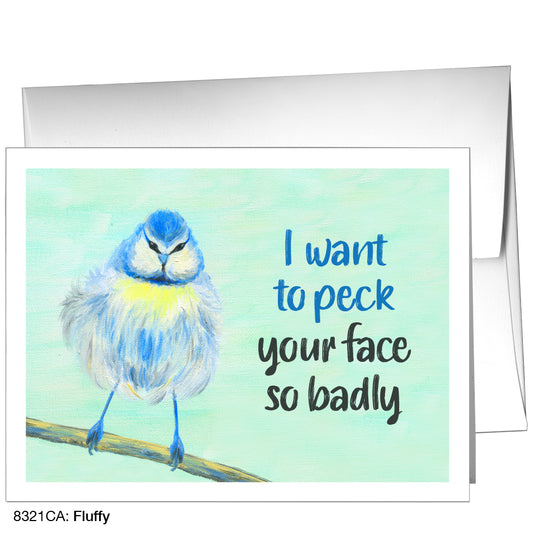 Fluffy, Greeting Card (8321CA), A2, printedcanvas.com