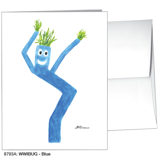 WWIBUG - Blue, Greeting Card (8793A), A2, printedcanvas.com