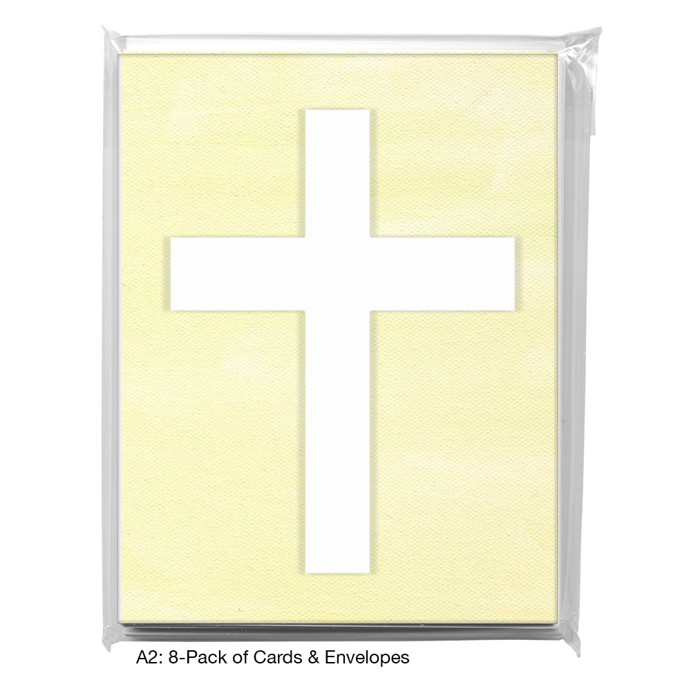Cross, Greeting Card (8140N), A2 Card 8-Pack, www.printedcanvas.com