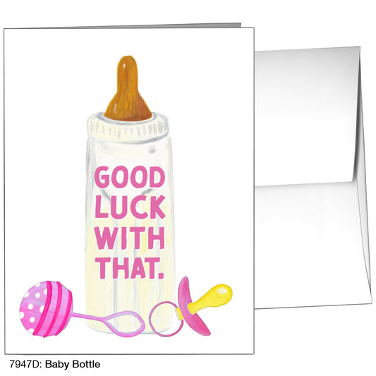 Baby Bottle, Greeting Card (7947D), A2, printedcanvas.com