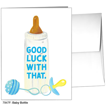 Baby Bottle, Greeting Card (7947F), A2, printedcanvas.com