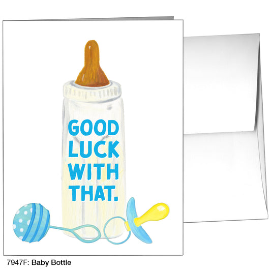 Baby Bottle, Greeting Card (7947F), A2, printedcanvas.com