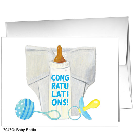 Baby Bottle, Greeting Card (7947G), A2, printedcanvas.com
