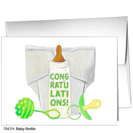 Baby Bottle, Greeting Card (7947H), A2, printedcanvas.com