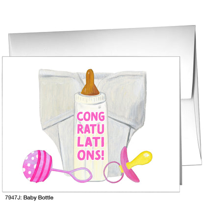 Baby Bottle, Greeting Card (7947J), A2, printedcanvas.com