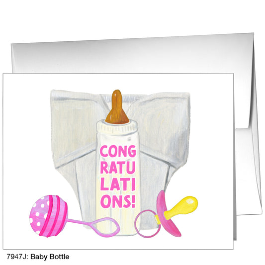 Baby Bottle, Greeting Card (7947J), A2, printedcanvas.com