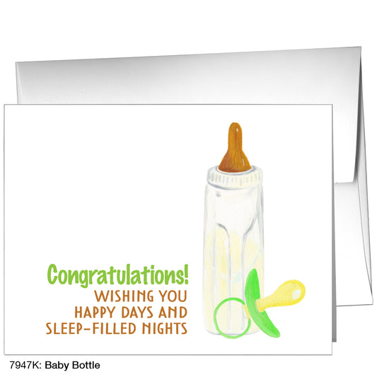 Baby Bottle, Greeting Card (7947K), A2, printedcanvas.com
