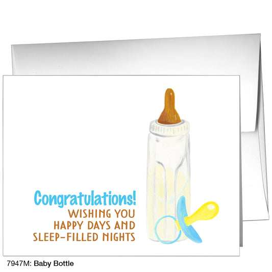 Baby Bottle, Greeting Card (7947M), A2, printedcanvas.com