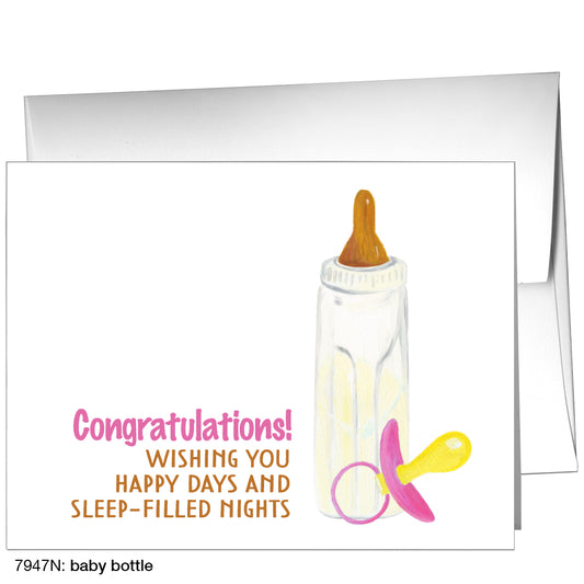 Baby Bottle, Greeting Card (7947N), A2, printedcanvas.com
