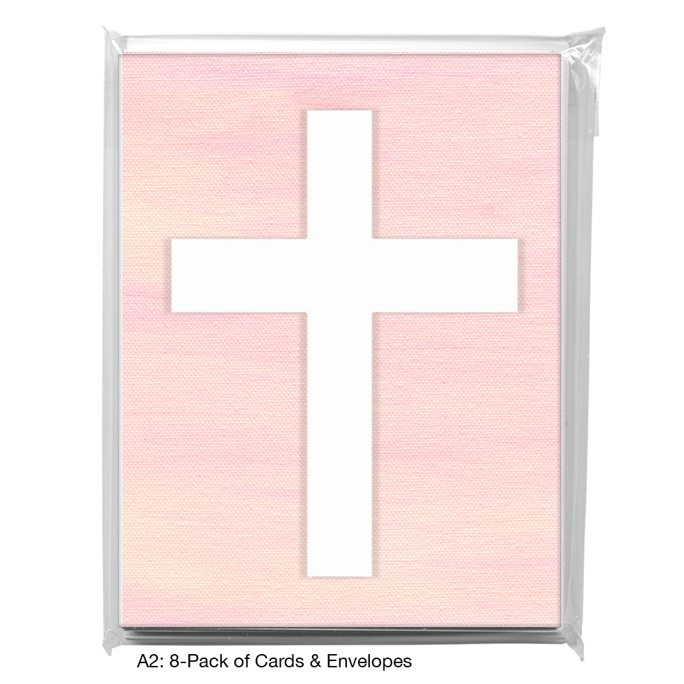 Cross, Greeting Card (8140M), A2 Card 8-Pack, www.printedcanvas.com