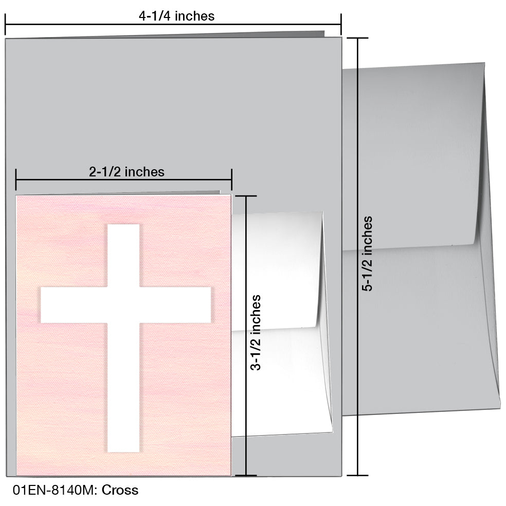 Cross, Greeting Card (8140M), Enclosure Card, www.printedcanvas.com
