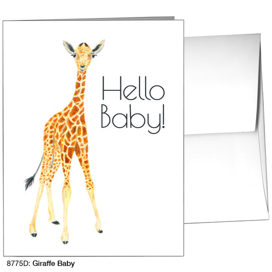 Giraffe Baby, Greeting Card (8775D), A2, printedcanvas.com