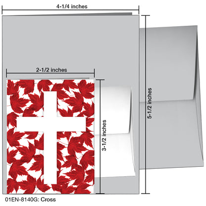 Cross, Greeting Card (8140G), Enclosure, printedcanvas.com
