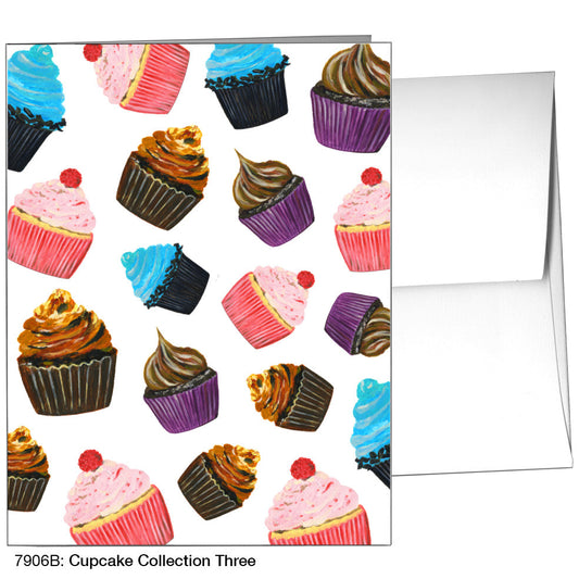 Cupcake Collection Three, Greeting Card (7906B), A2, printedcanvas.com