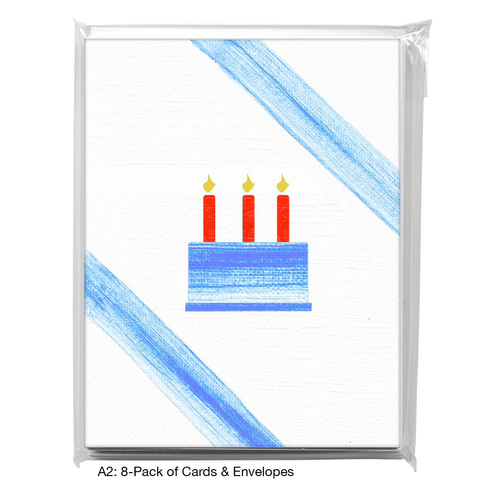 Flag of Chicago, Greeting Card (8736DA), 8-Pack, www.printedcanvas.com