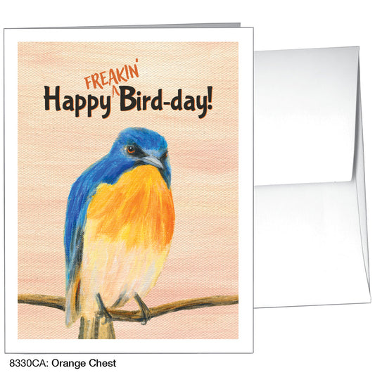 Orange Chest, Greeting Card (8330CA), A2 Card Front, www.printedcanvas.com