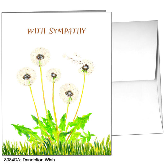 Dandelion Wish, Greeting Card (8084DA), A2 Card Front, www.printedcanvas.com