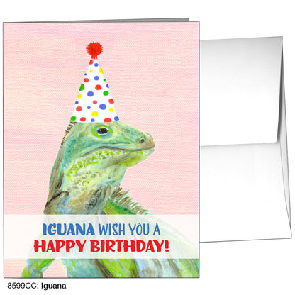 Iguana, Greeting Card (8599CC), A2 Card, www.printedcanvas.com