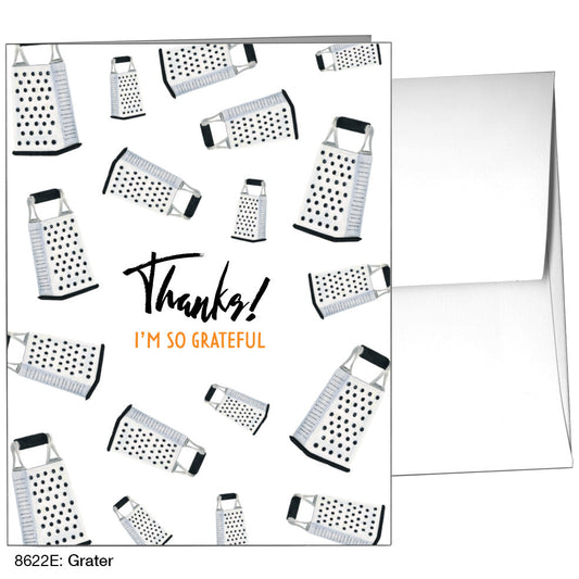 Grater, Greeting Card (8622E), A2 Card Front, www.printedcanvas.com