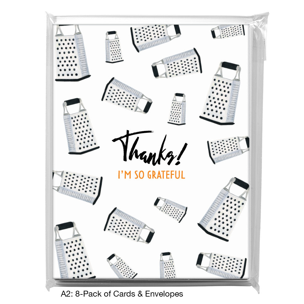Grater, Greeting Card (8622E), A2 Card 8-Pack, www.printedcanvas.com
