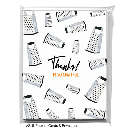 Grater, Greeting Card (8622E), A2 Card 8-Pack, www.printedcanvas.com