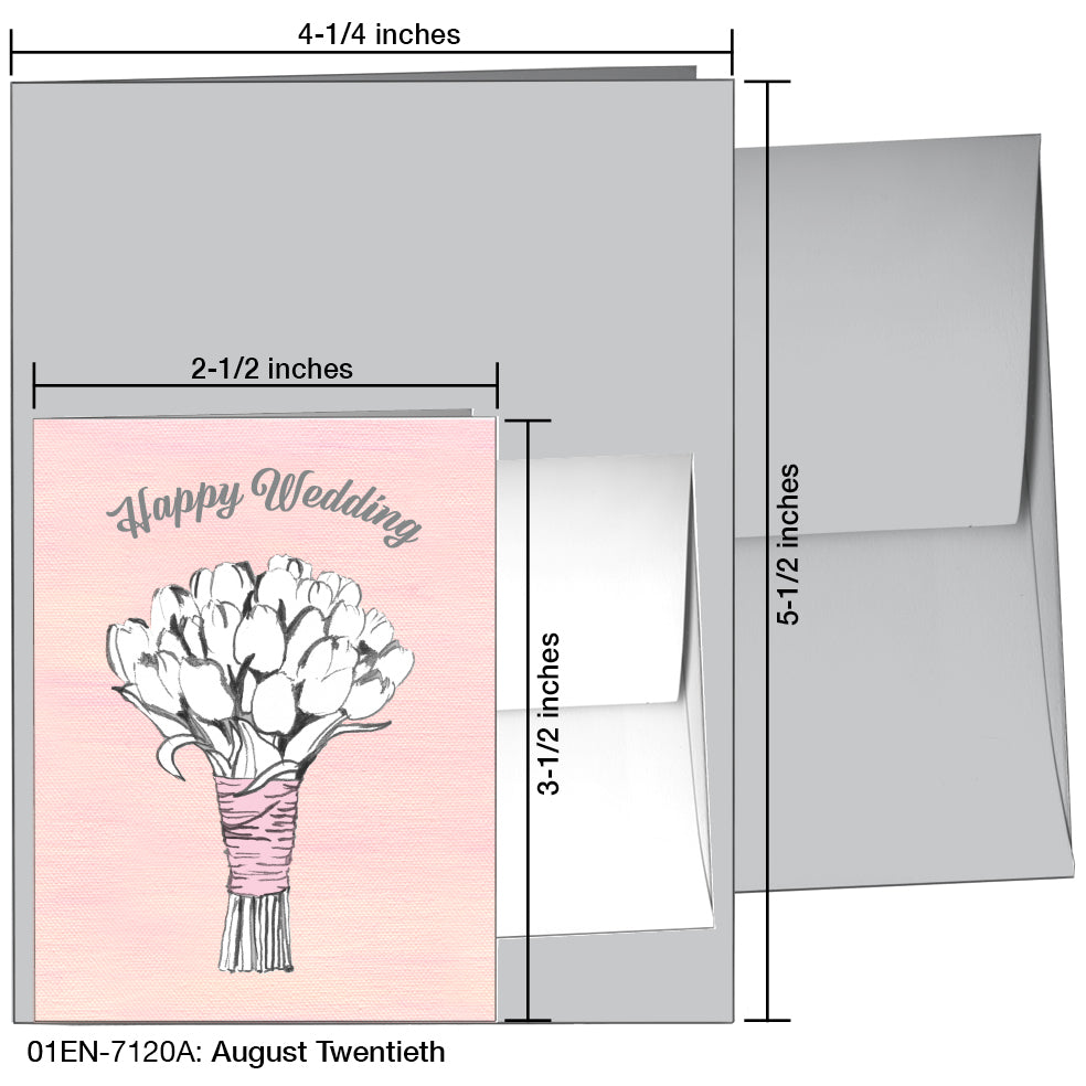 August Twentieth, Greeting Card (7120A), Enclosure, printedcanvas.com