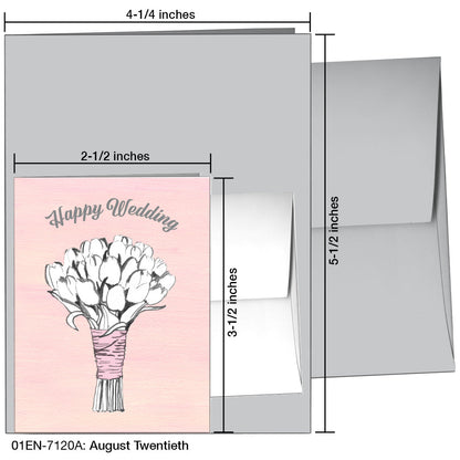 August Twentieth, Greeting Card (7120A), Enclosure, printedcanvas.com