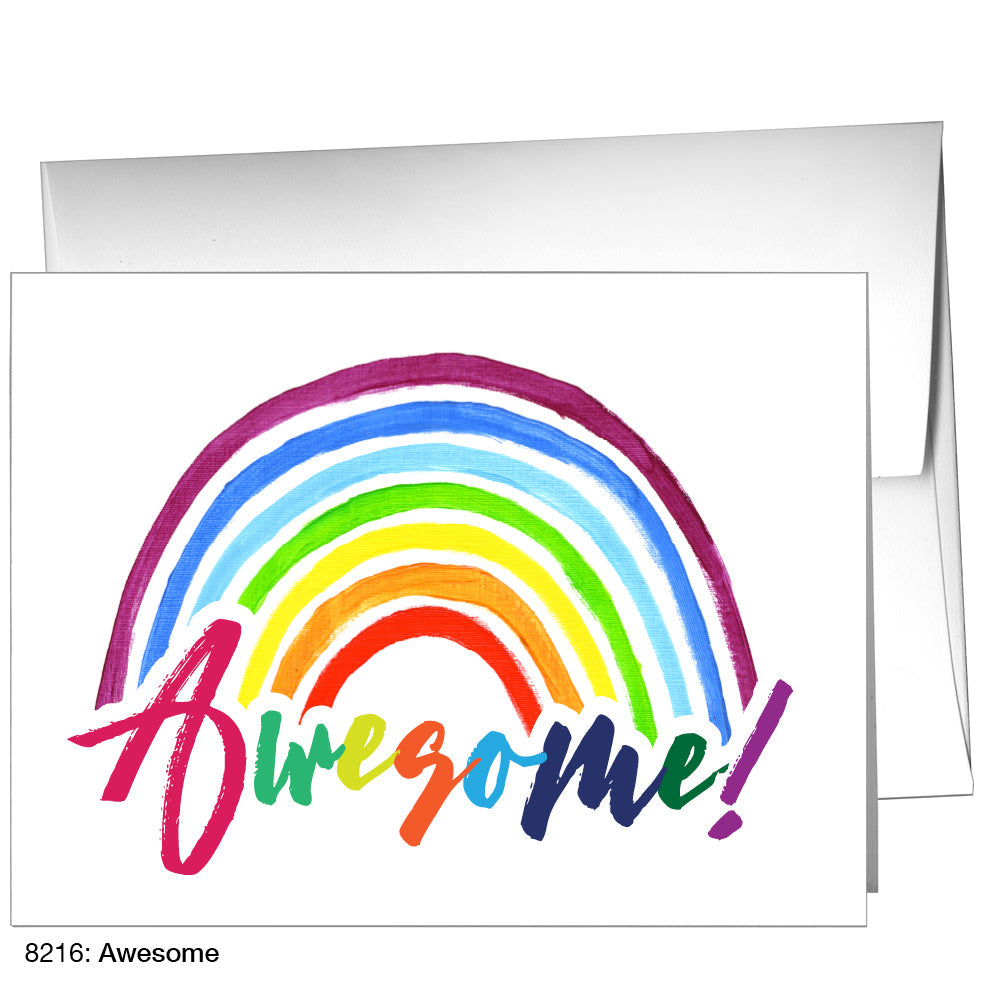 Awesome, Greeting Card (8216A), A2 Card, printedcanvas.com