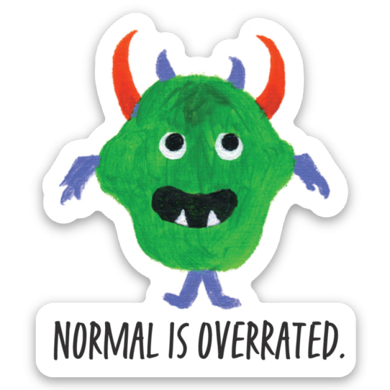 Monster - Randy, Sticker (8663A) - Printed Canvas