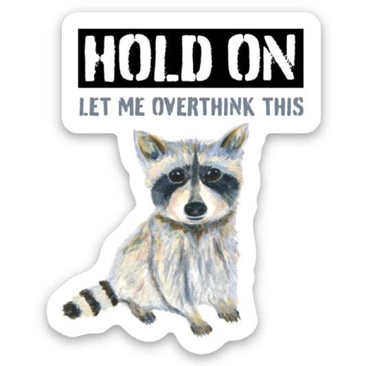Raccoon Rocket, Sticker (8746FA) - Printed Canvas