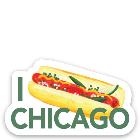 Hot Dog, Sticker (8596T) - Printed Canvas