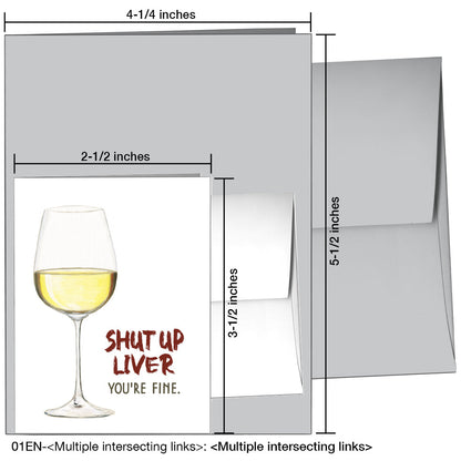 Aperitif, Greeting Card (8214QA), Enclosure Card, www.printedcanvas.com