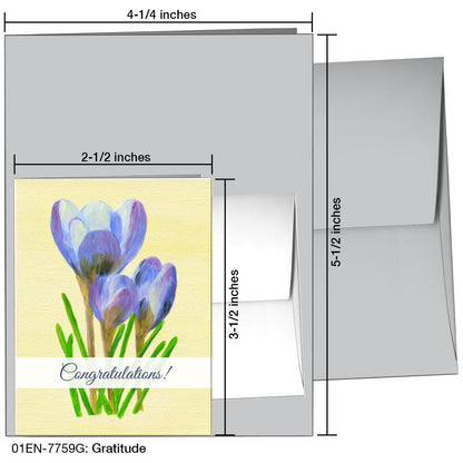 Gratitude, Greeting Card (7759G), Enclosure Card, printedcanvas.com