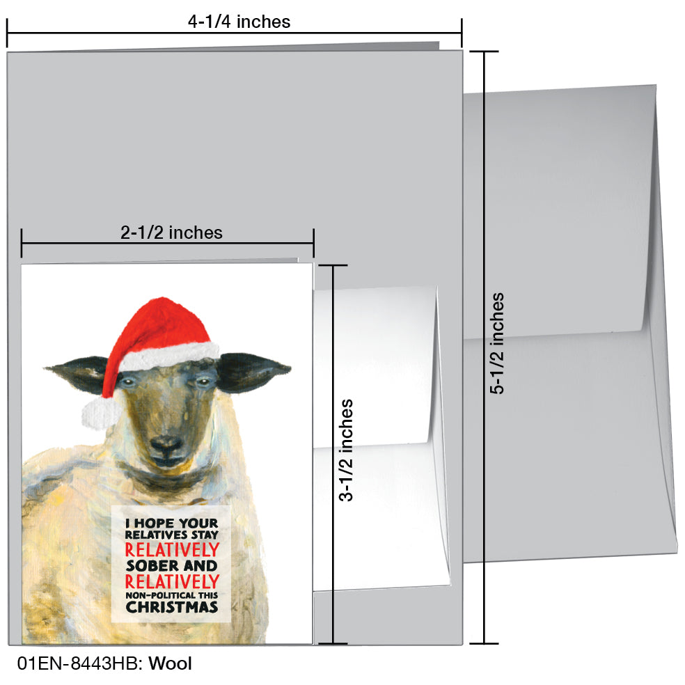 Wool, Greeting Card (8443HB), Enclosure, printedcanvas.com