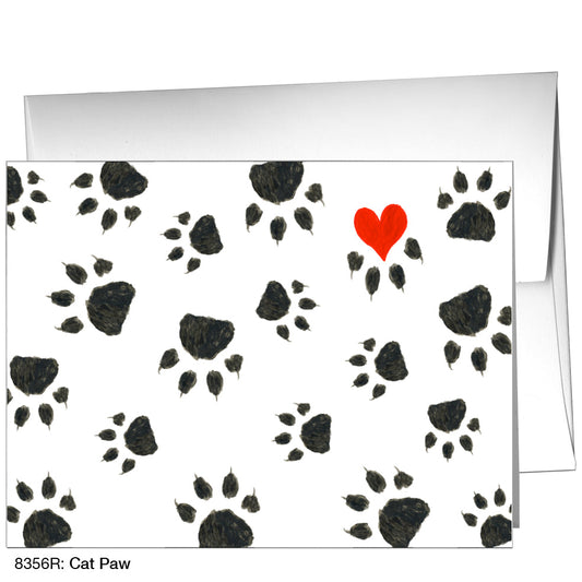 Cat Paw, Greeting Card (8356R), A2, printedcanvas.com