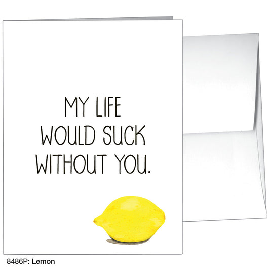 Lemon, Greeting Card (8486P), A2, printedcanvas.com