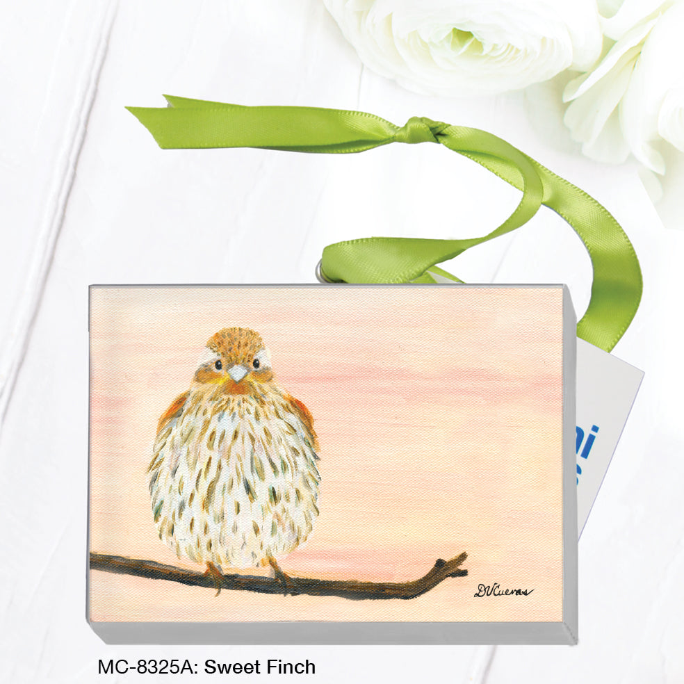 Sweet Finch , Mini Canvas (MC-8325A), Front, printedcanvas.com