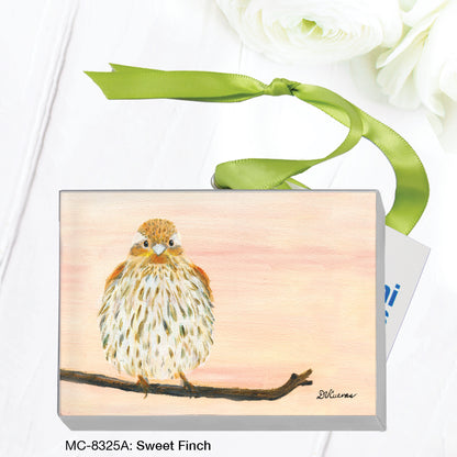 Sweet Finch , Mini Canvas (MC-8325A), Front, printedcanvas.com