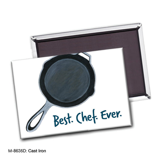 Cast Iron, Magnet (M-8635D), Front, printedcanvas.com
